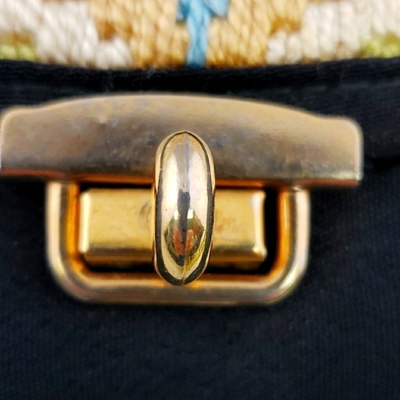 Vtg Embroidered Mini Shoulder Bag VGU - Picture 5 of 12